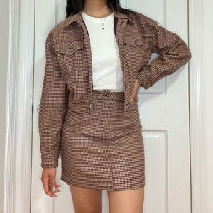 Rouje houndstooth SET: blazer & skirt